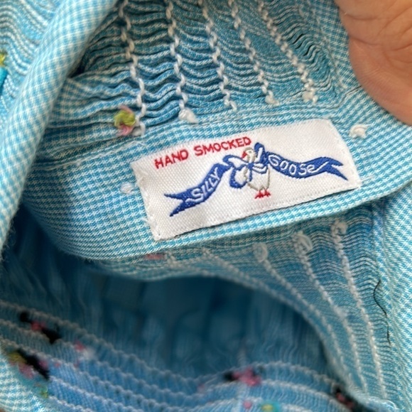 Smocked Bishop Christmas Dress by Silly Goose - Picture 10 of 10